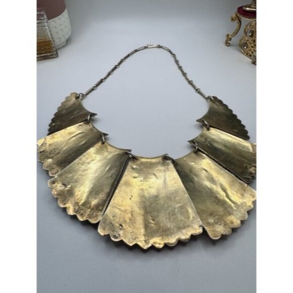 Gorgeous Vintage Silver Tribal With Semi Precious Stones Sterling Silver Set - Picture 11 of 16